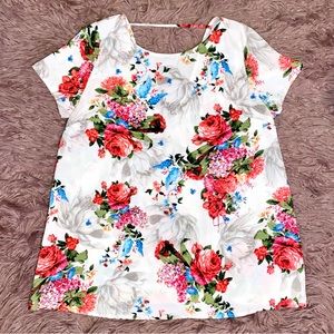 Women’s Colorful Floral Top